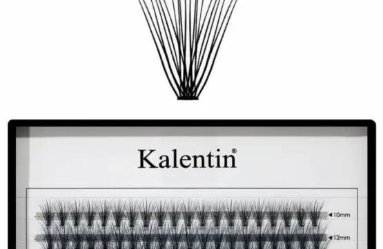 Kalentin Extensiones De Pestañas En Mechones 20 pelos 0,07 8mm